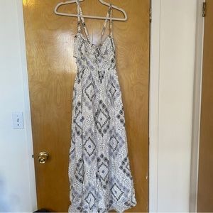 Urban Outfitters Lace Up Back Maxi Dress